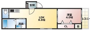 F asecia 尼崎の物件間取画像